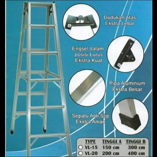 TANGGA LIPAT VICTORY ALUMINIUM BINA KARYA