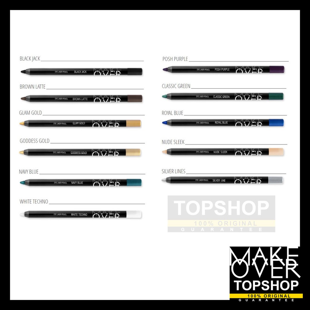 MAKE OVER Pencil Eyeliner