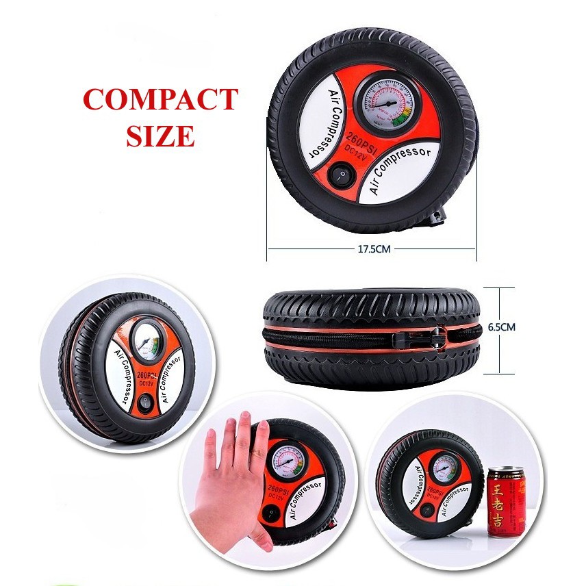 CAR AIR COMPRESOR NEW MODEL - POMPA ELEKTRIK