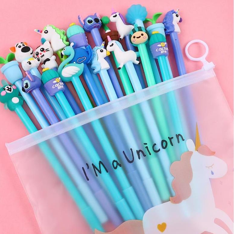 

Best Price 1 LUSIN ( 12 BIJI ) PULPEN GEL MOTIF FREE TEMPAT PENSIL TRANSPARAN UNICORN QQ28