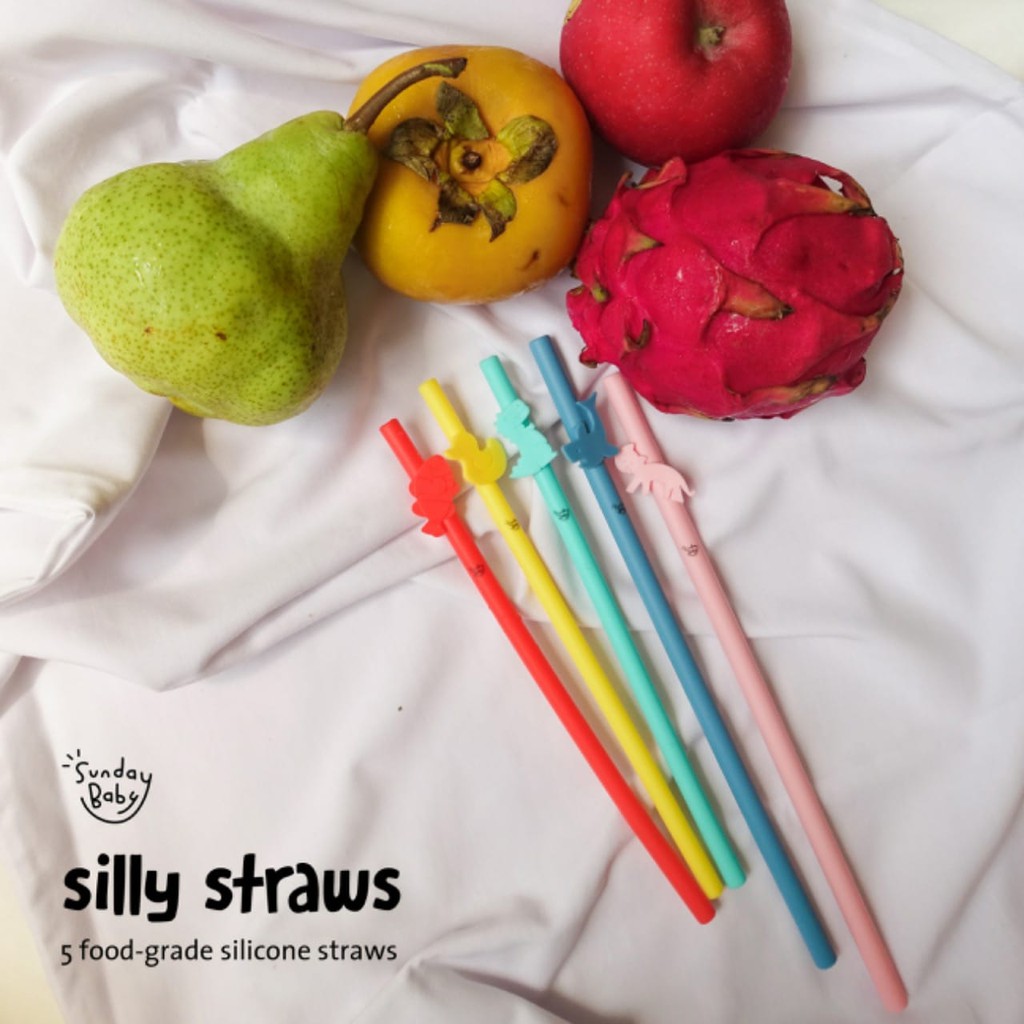 Sunday Baby Silly Straw Sedotan Silicone