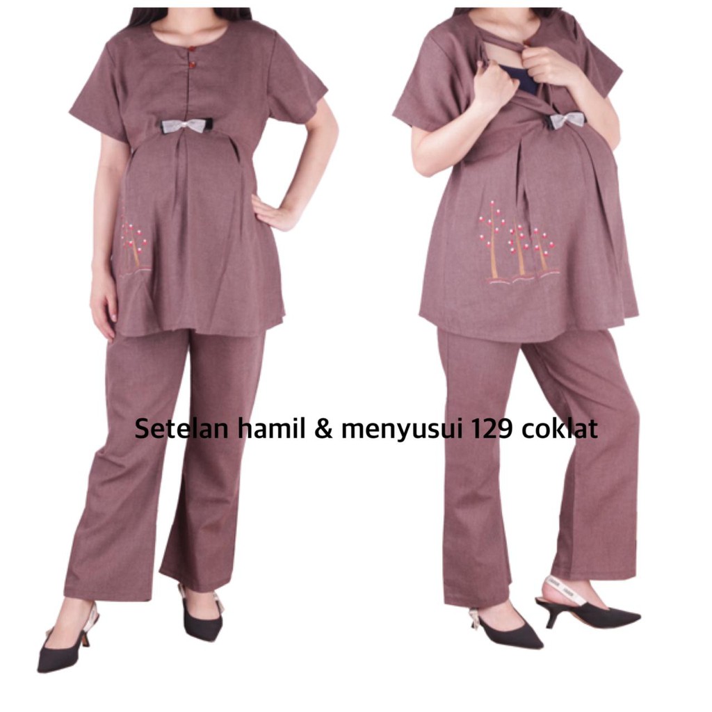 Setelan hamil menyusui 129* baju hamil