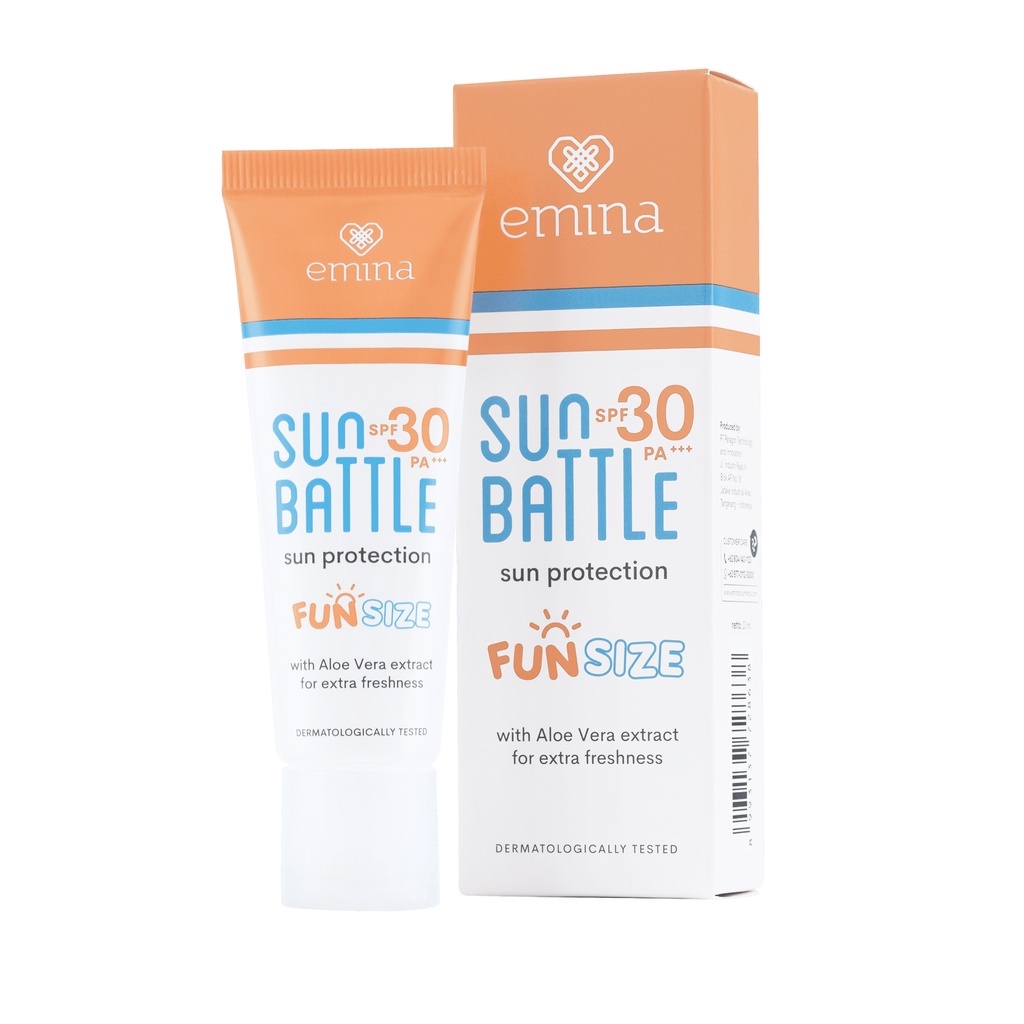 SUNSCREEN EMINA SUN BATTLE SPF 30, 23ml RUMAH CANTIK