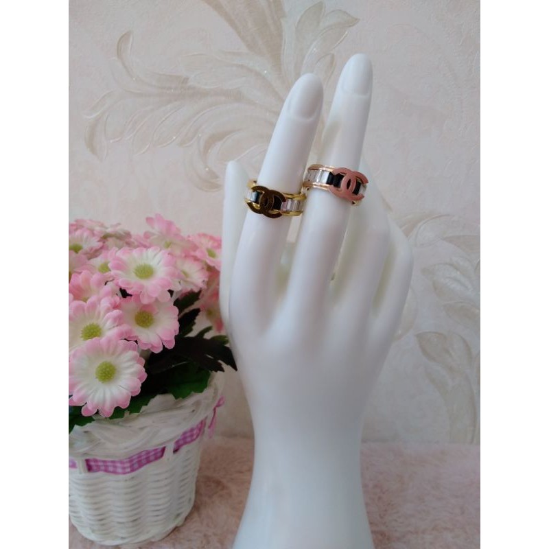 Cincin titanium chanel murah