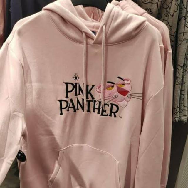 pink panther hoodie h&m