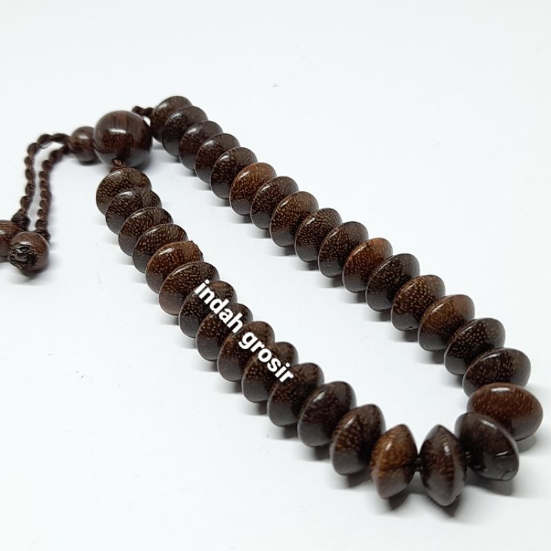 GELANG TASBIH 33 GALI ASEM MUDEL GEPENG