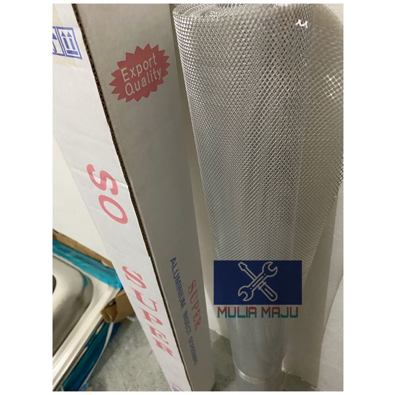 Kawat Aluminium /Kawat Anti Nyamuk /Kawat Parabola /Jaring Nyamuk (per rol )