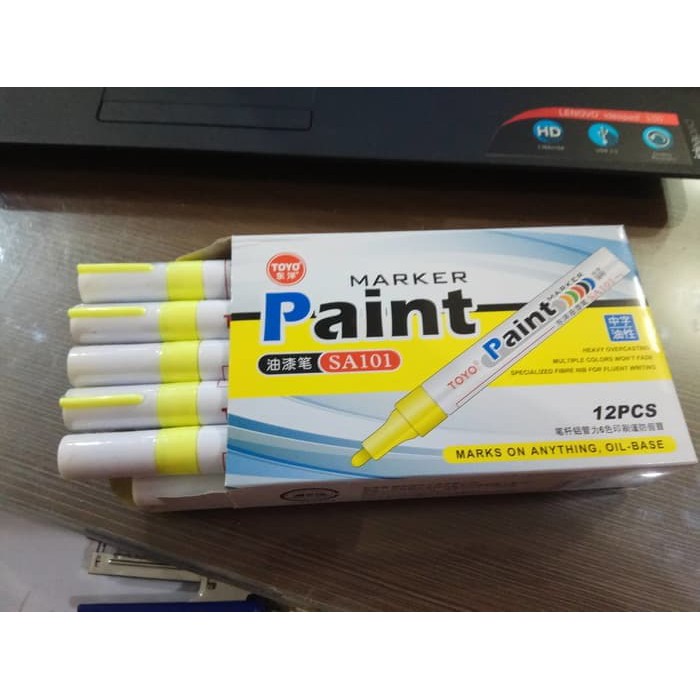 

SPIDOL BAN KUNING / TOYO PAINT MARKER KUNING ORIGINAL