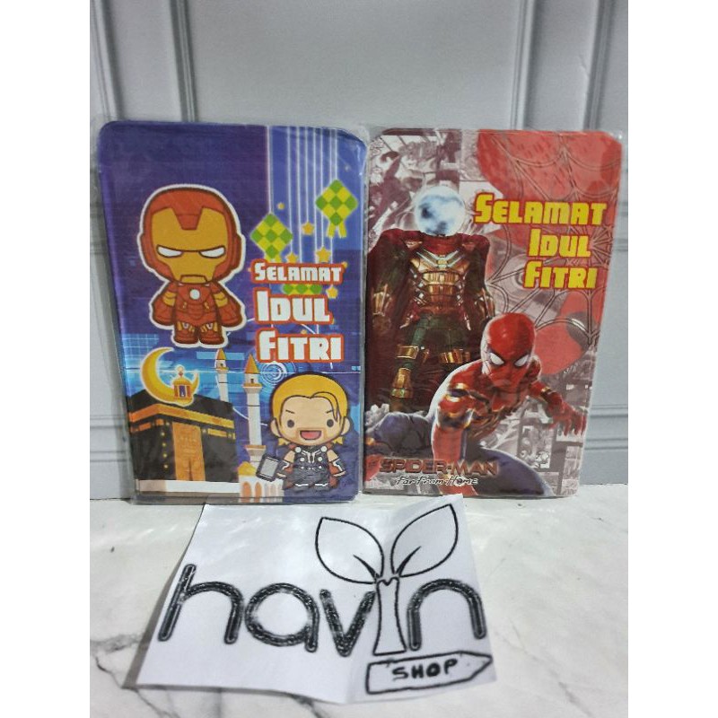 AMPLOP LEBARAN ukuran. M (7cm X 10cm)/ANGPAO IDUL FITRI uk. M-Avengers