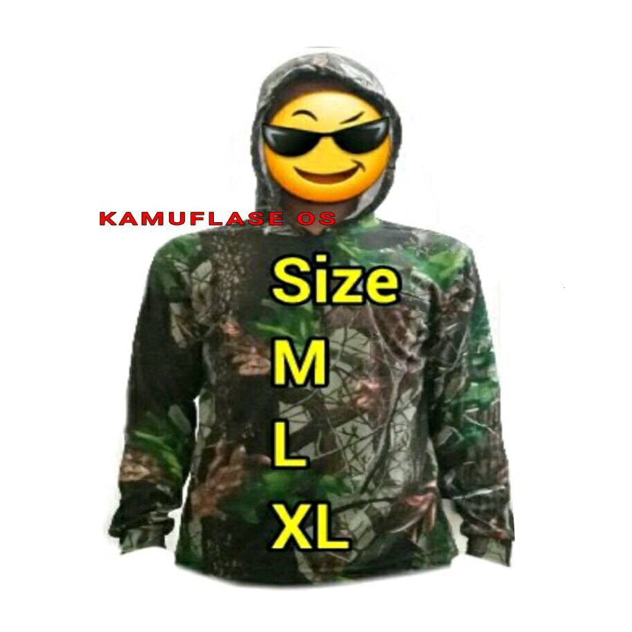 hoodie kamuflase/ baju berburu/ kaos hunting