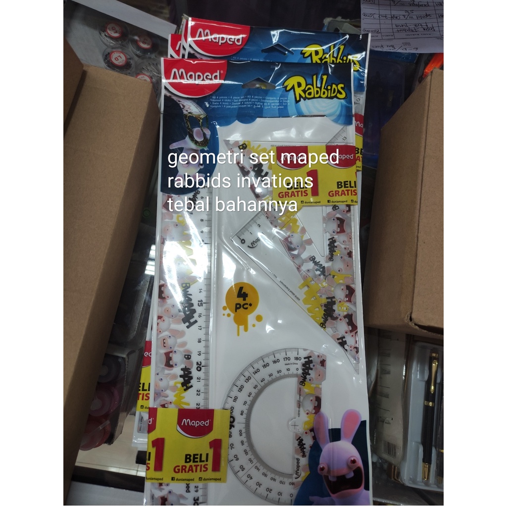 

maped penggaris set geometri rabbids invation