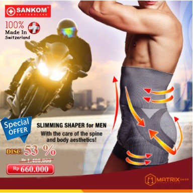 SANKOM KORSET PRIA | KORSET KESEHATAN | KORSET IMPORT ORI MATRIXSHOP