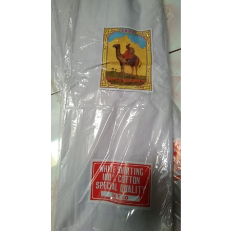 KAIN MORI CAP ONTA KELINCI / Kain Kafan (per meter)