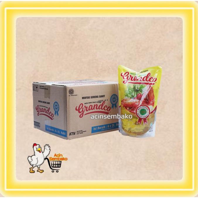 

*Promo* Minyak Goreng Grandco 2 Liter Isi 6 Pcs Murah/Grosir