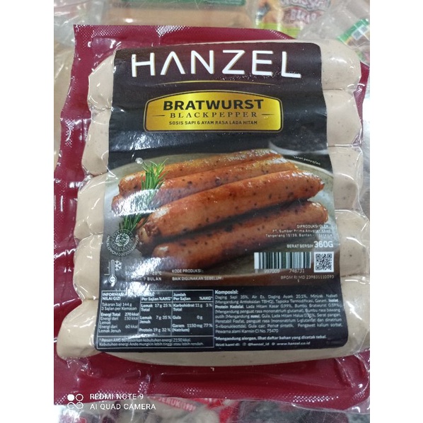

Hanzel bratwurst blackpaper