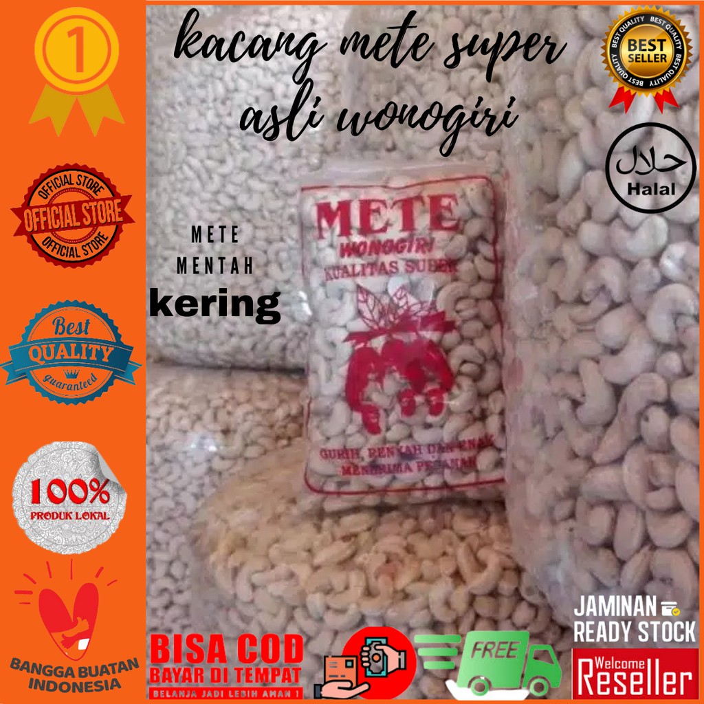 

Kacang mete mede mentah kering