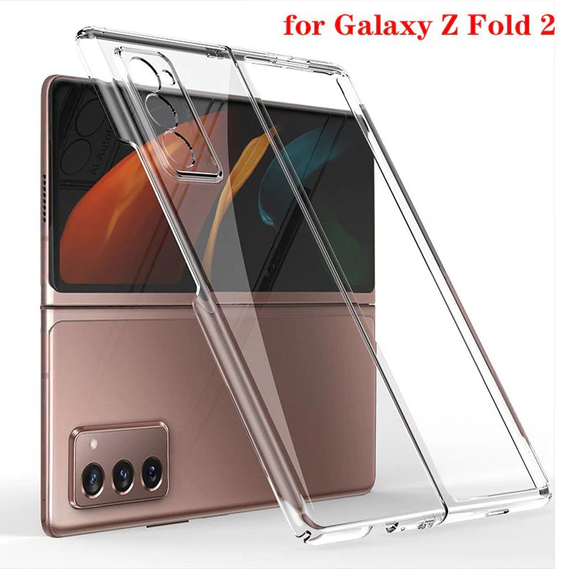 Clear HD Case Samsung Galaxy Z Fold 5 Fold 4 Z Fold 3 5G Z Fold 2 Z Fold 1 Hard Case Cleaer Bening Anti Shocking