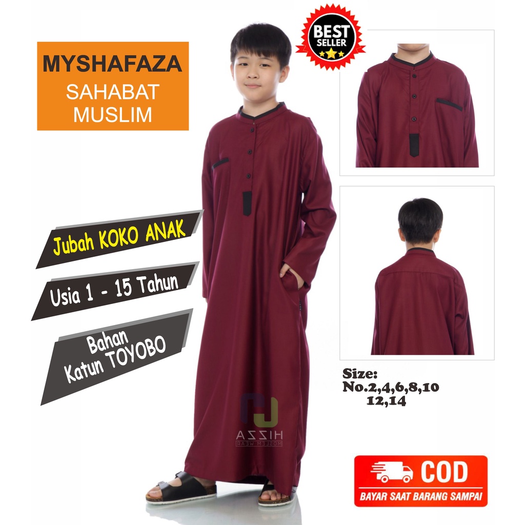 Jubah gamis anak laki laki koko gamis anak laki laki baju gamis anak laki laki Jubah Anak Laki-Laki 