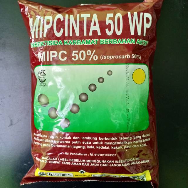 Insektisida  Pembasmi Semut Belalang ulat  MIPCINTA 50WP 500 Gr