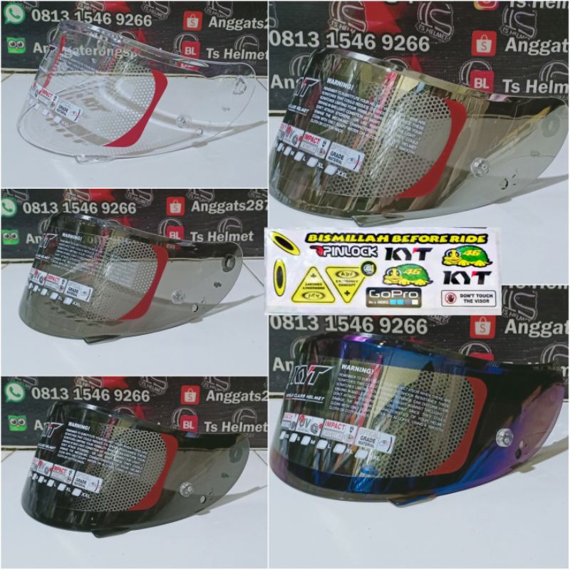 Visor Flat Clear Kyt Vendetta Falcon