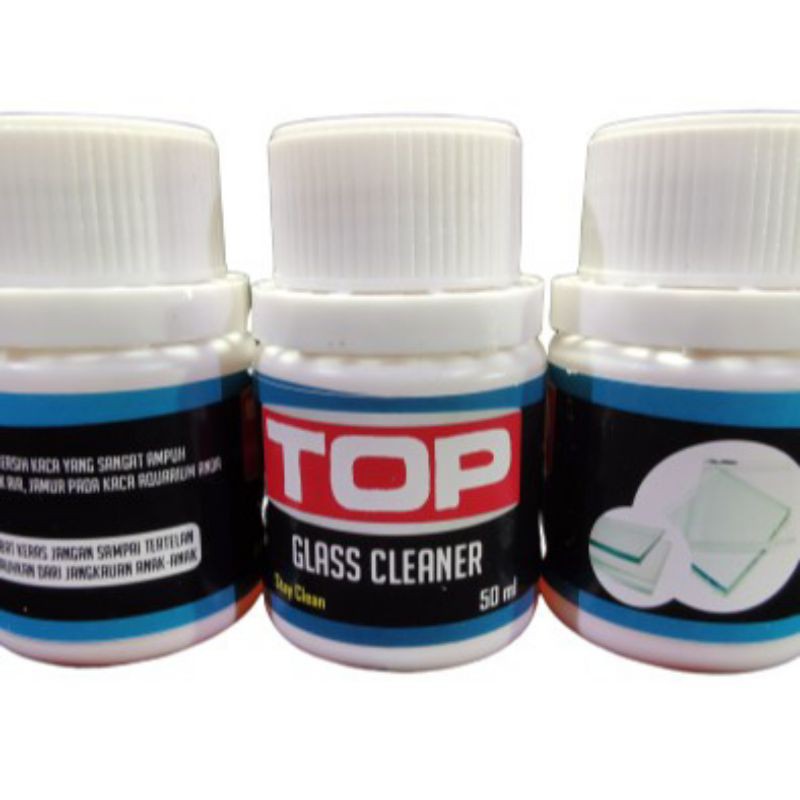 TOP CLEANER Obat cairan Pembersih glass cleaner Anti Jamur kerak Kaca Aquarium