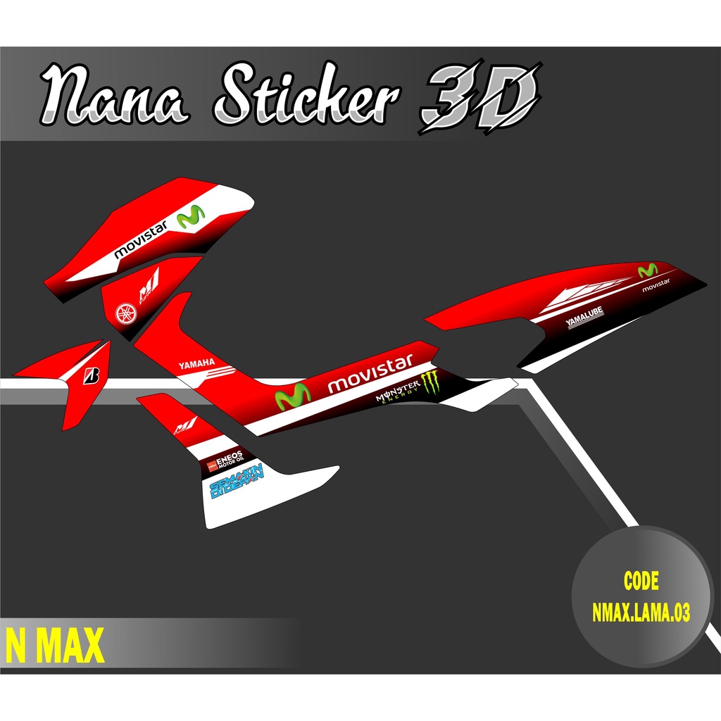 STRIPING NMAX LAMA 2019 VARIASI STICKER NMAX 2019 VARIASI 03