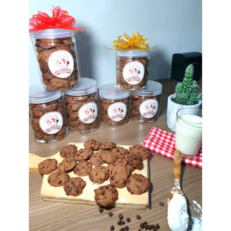 

DM - Chocochip Cookies Homemade / Pia Cookies / Kue Kering Coklat / Chocochip Original