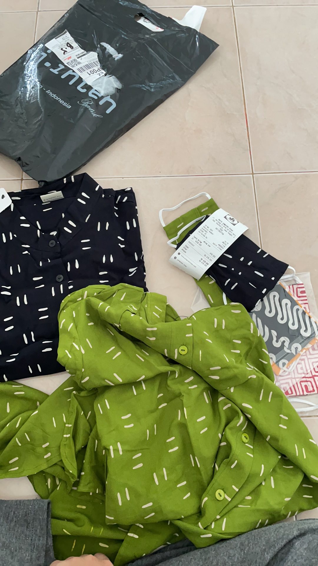 Tunik Batik - Nilam Hijau