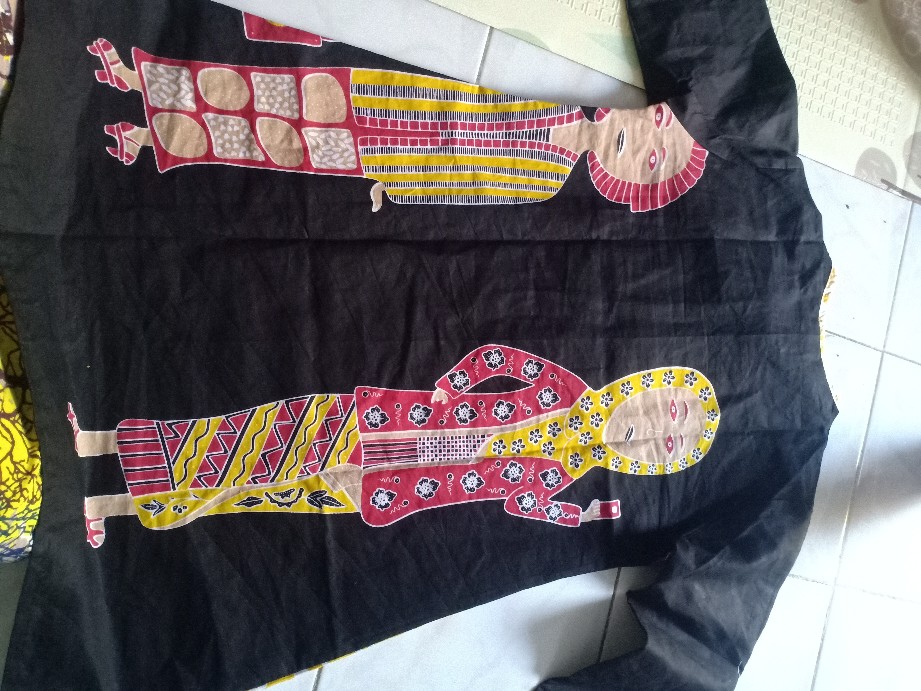 Tunik Batik Hapsari Mbok Jamu Black