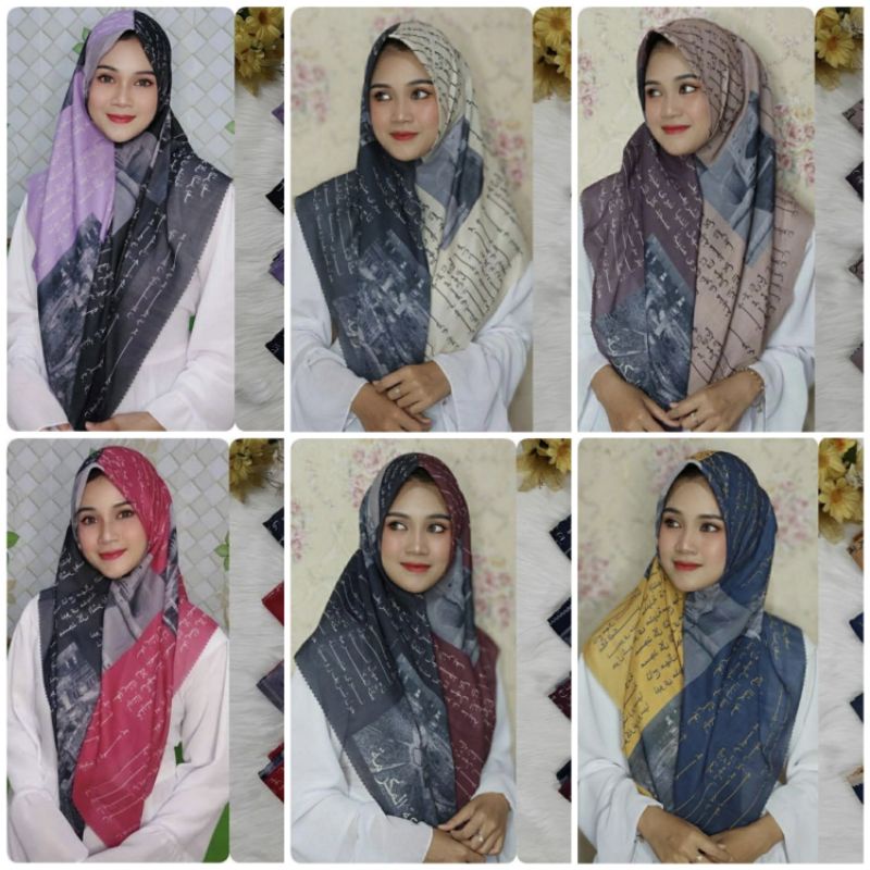 Hijab Hijab Man Ana Terbaru Hijab Segi Empat Motif Arab Motif Korea Koran Arab Terbaru