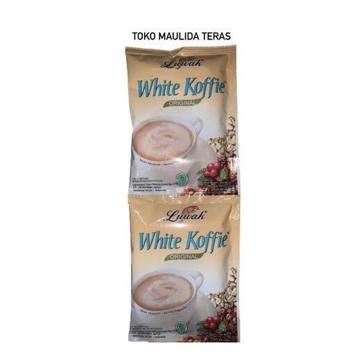 

KOPI LUWAK WHITE KOFFIE ORIGINAL 20 gr sachet