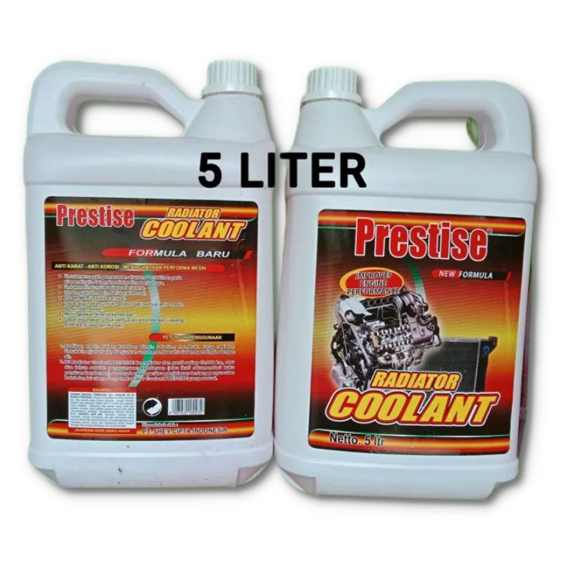 AIR RADIATOR / AIR COOLANT PRESTISE 5 LITER WARNA MERAH