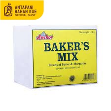 

Anchor Baker's Mix 1kg Butter Margarin Vakum