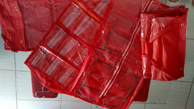 Rak Set 3in1 Polos Sepatu Tas Jilbab - Meghana Id