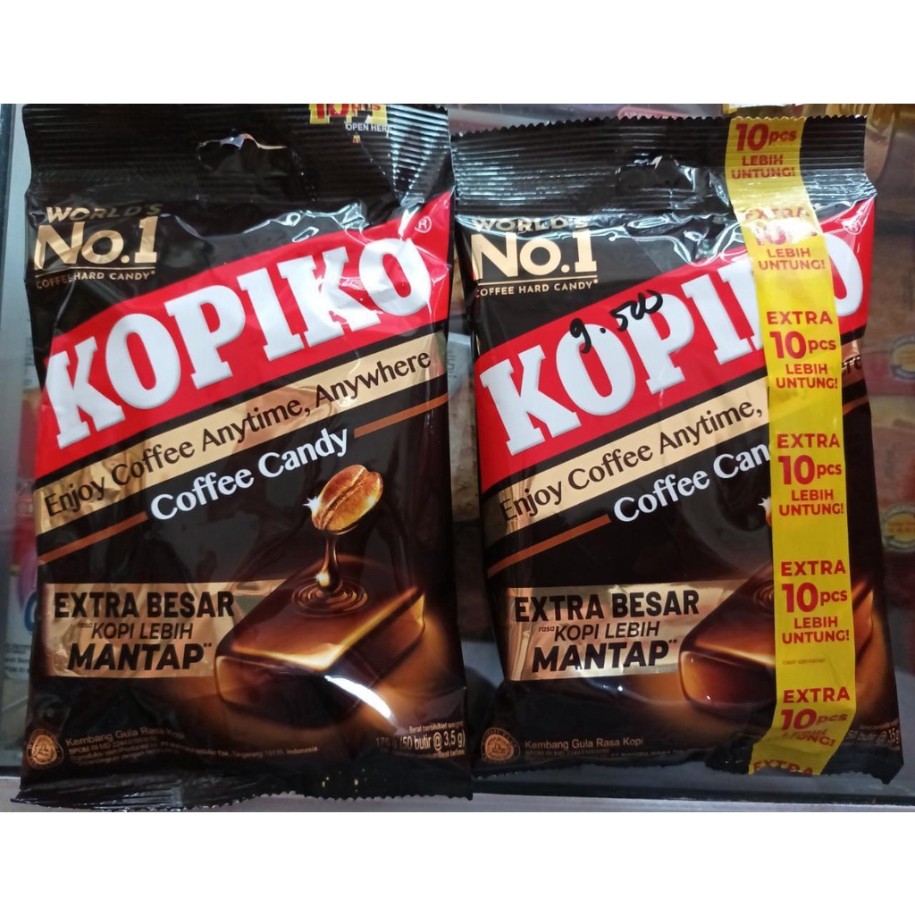 

Permen Kopiko 175 gr (3,5 gr x 50 pcs extra 10 pcs lebih untung)