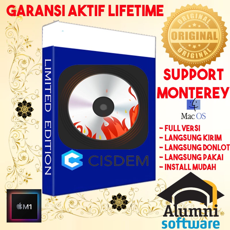 [FULL VERSION] Cisdem DVD Burner 6 Mac MONTEREY - GARANSI AKTIVASI