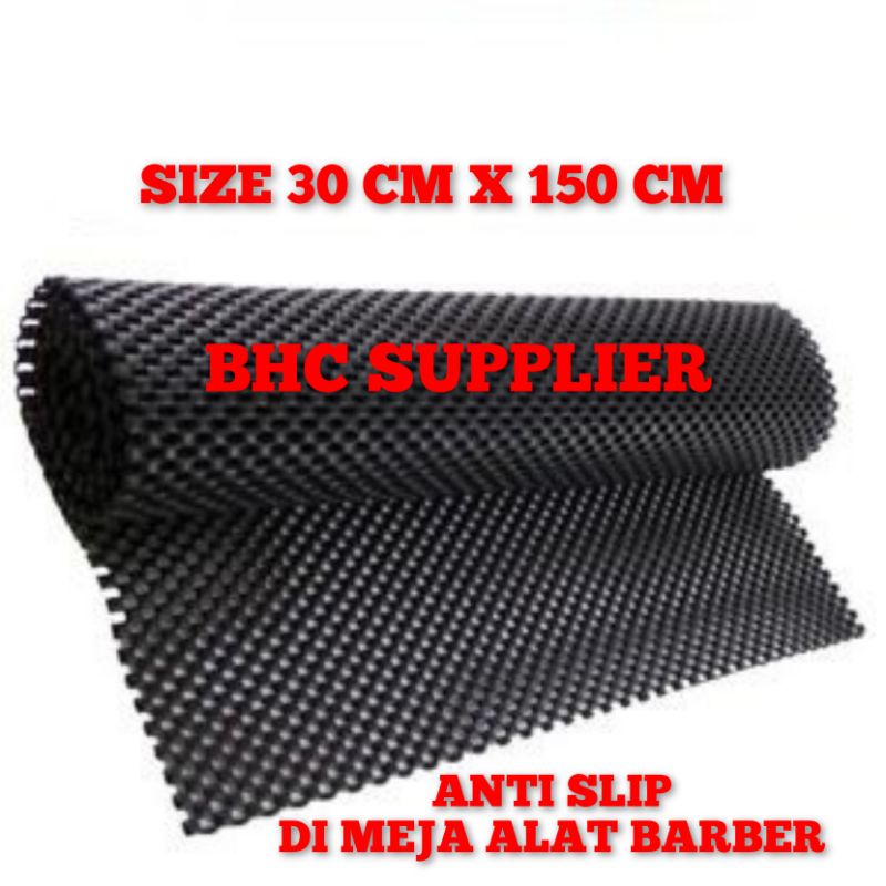 Anti Slip Size 30 x 150cm / Untuk Meja Barbershop / Salon Alas Pelindung Barbertool / Tatakan Clipper Mesin Cukur