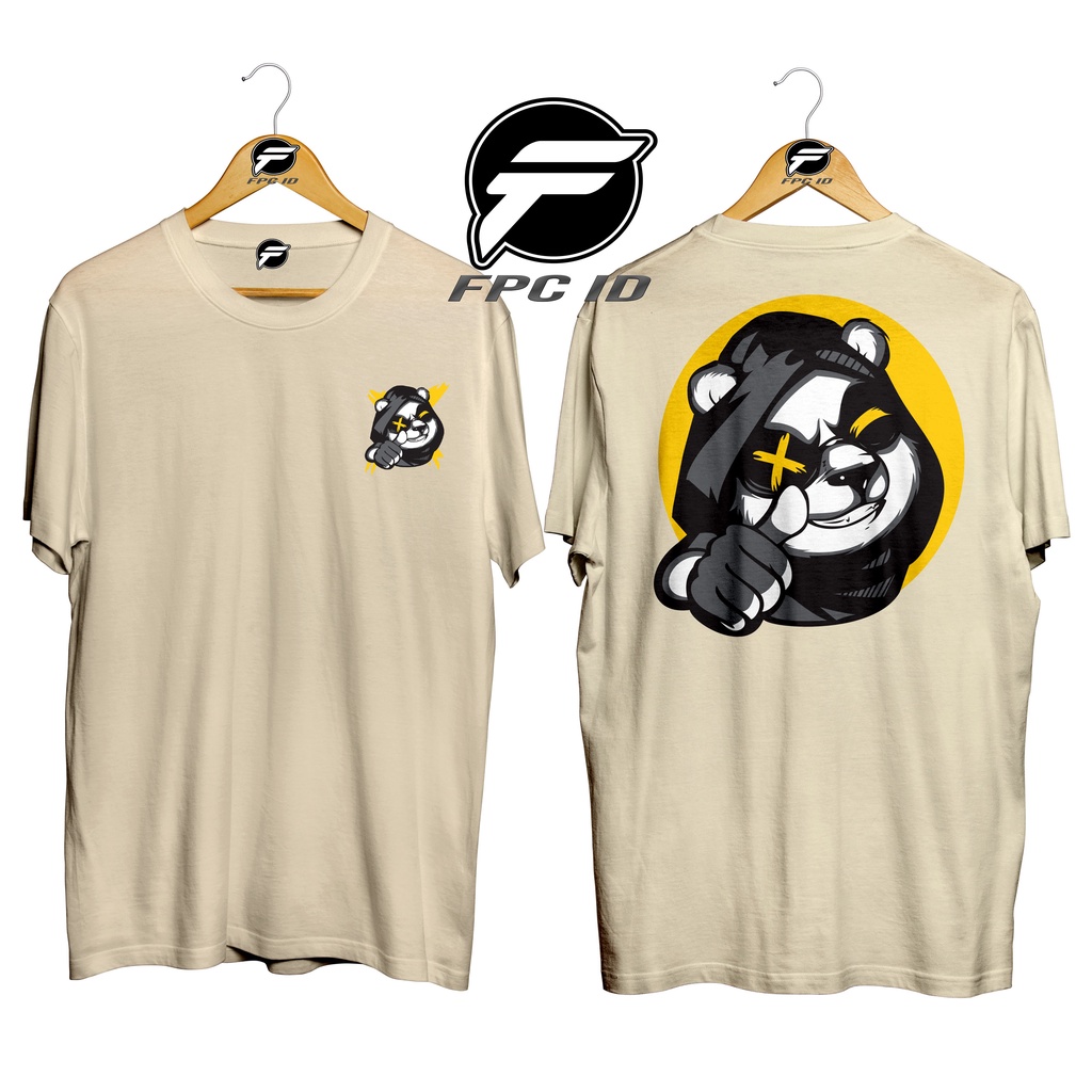 Kaos Distro Bear Ok Cotton Combed 30s Premium