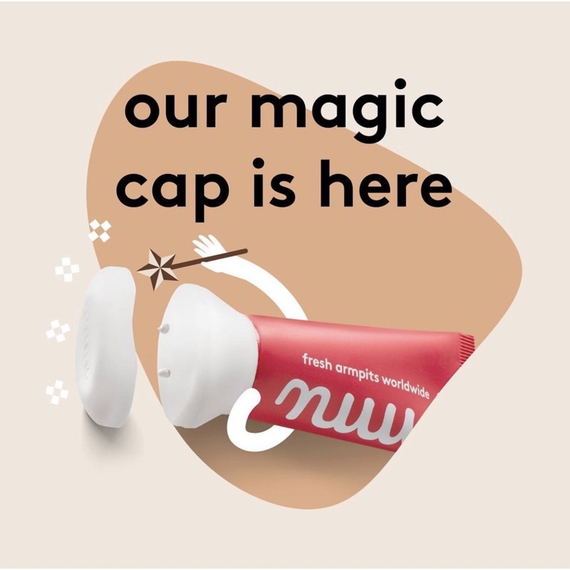 NUUD Magic Cap Tutup Botol Squeezy Nuud Antiodorant