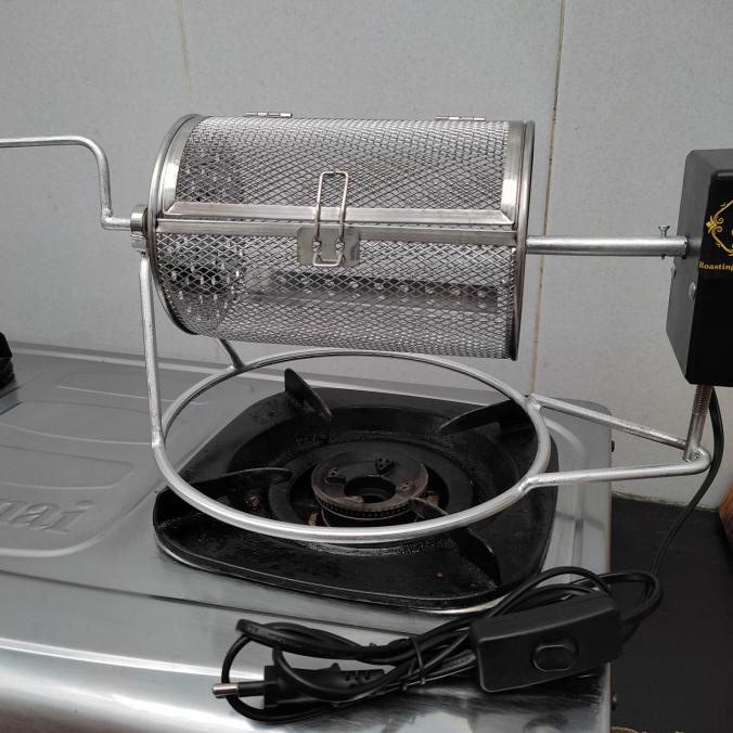 Motorized Top Mini Coffee Roaster / Mesin Sangrai Kopi Elektrik Murah