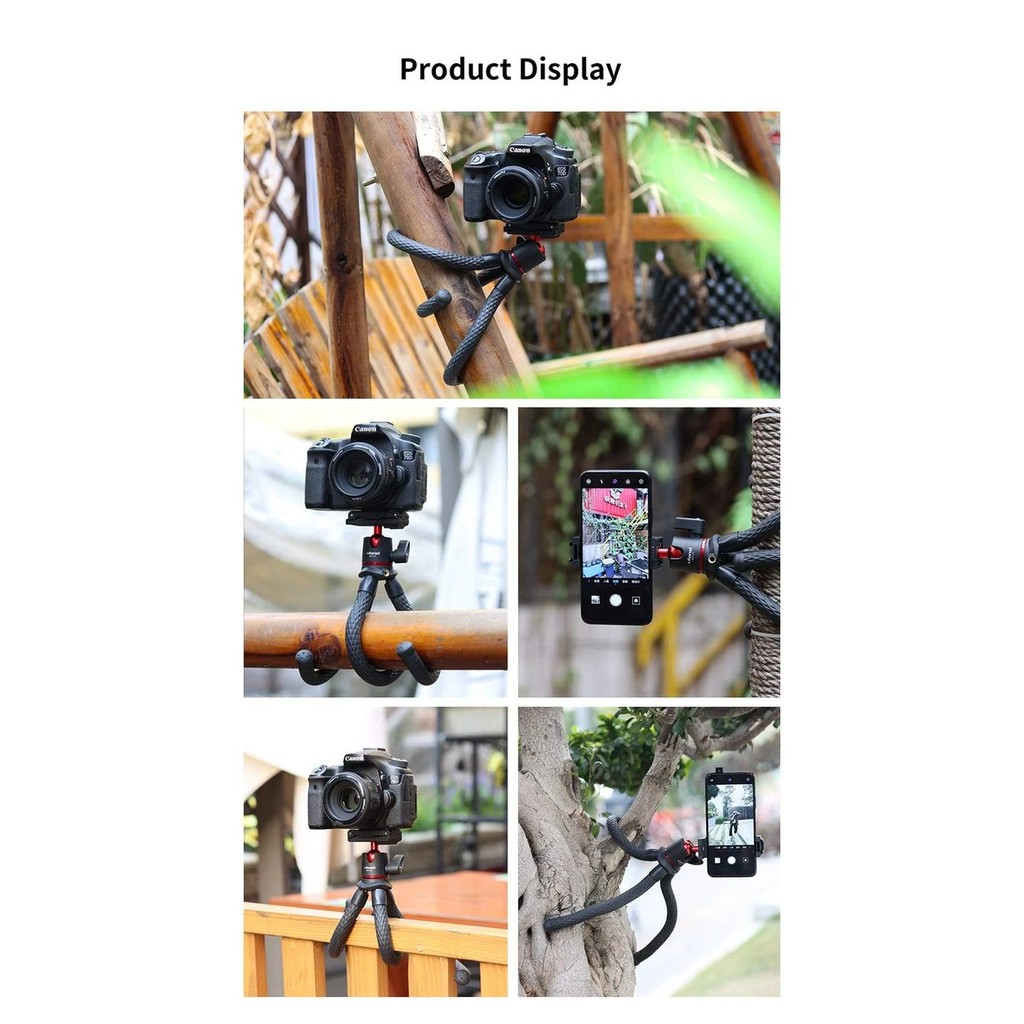 ULANZI MT-11 Octopus Tripod 1/4 Screw Mirrorless DSLR &amp; Smartphone HP MT 11