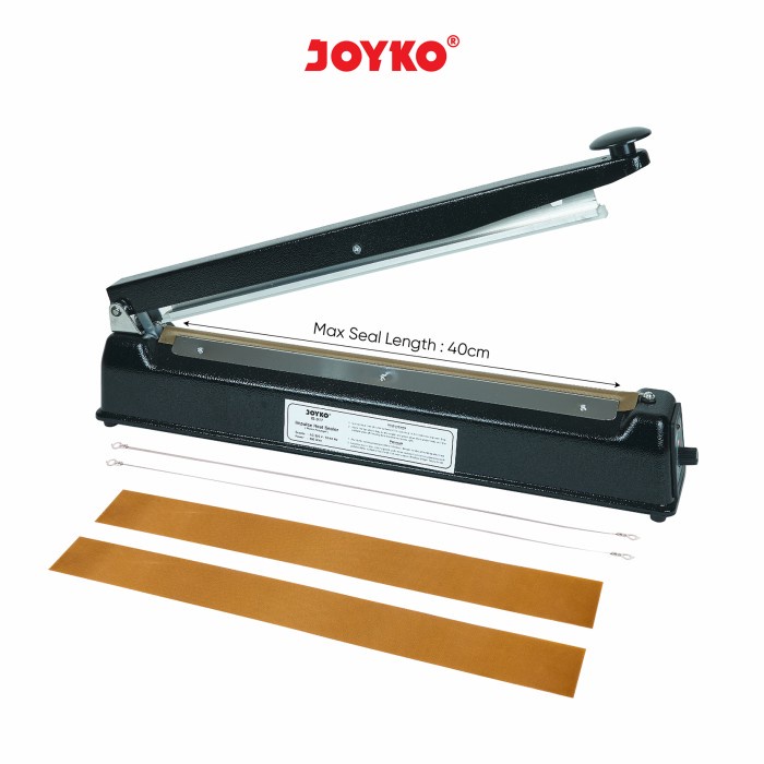 impulse heat sealer joyko 40 cm Mesin Alat Segel Makanan besi IS-917