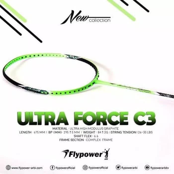 RAKET BADMINTON FLYPOWER ULTRA FORCE C3