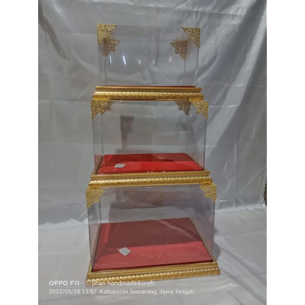 kotak seserahan frame fiber 1 set isi 4 hantaran pernikahan , kotak hantaran pernikahan fiber