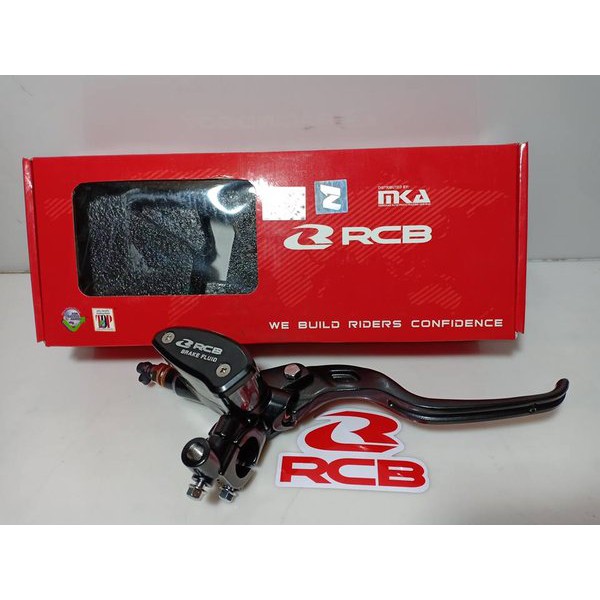 MASTER REM BRAKE MOTOR ATAS KANAN RACING BOY RCB MALAYSIA 14 Mm HITAM BLACK Bkn Ktc Krs Brembo
