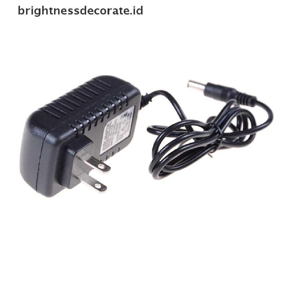 1 Pc Adaptor Konverter Power Supply Dc 12v 2a Eu / Us Plug 5.5mm Untuk Led Cctv