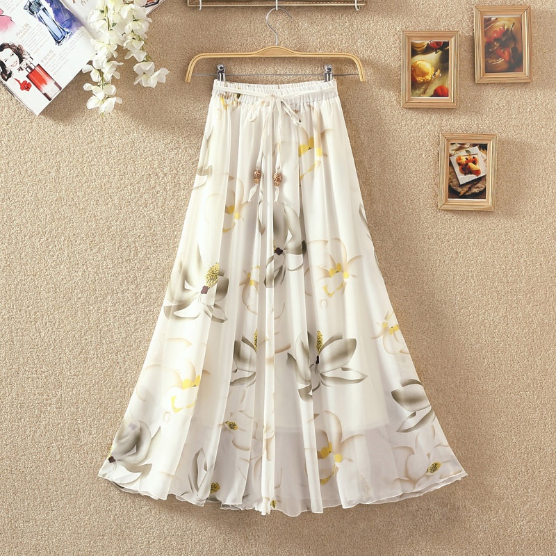 [UNI 027A] ROK PANJANG | ROK KOREA | FASHION SKIRT KOREA | ROK MOTIF BUNGA | ROK PREMIUM