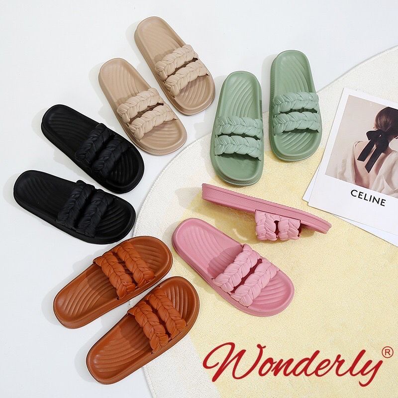 2209-2 [WONDERLY] Sandal Wanita / Sendal Wanita / Sandal Jelly Wanita / Sandal Selop / Sandal Tali / Sandal Kepang / Sandal Anyaman / Sandal Slide Wanita