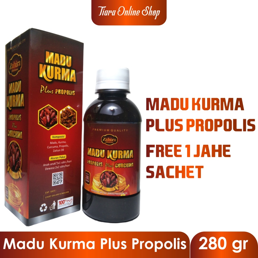 Sari Kurma Madu | Madu Propolis Plus | Madu Curcuma | Penambah Nafsu Makan | Madu Ibu Menyusui | Sari Kurma Plus Propolis | Madu Kurma Propolis Plus Curcuma Zahira