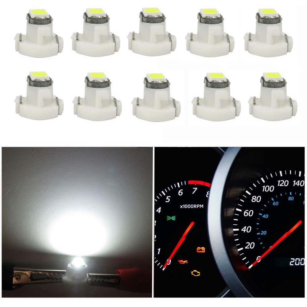 Lampu LED Dashboard Speedometer Mobil Panel T3 T4.2 T4.7 High Power 3030  Neo Wedge 1 SMD